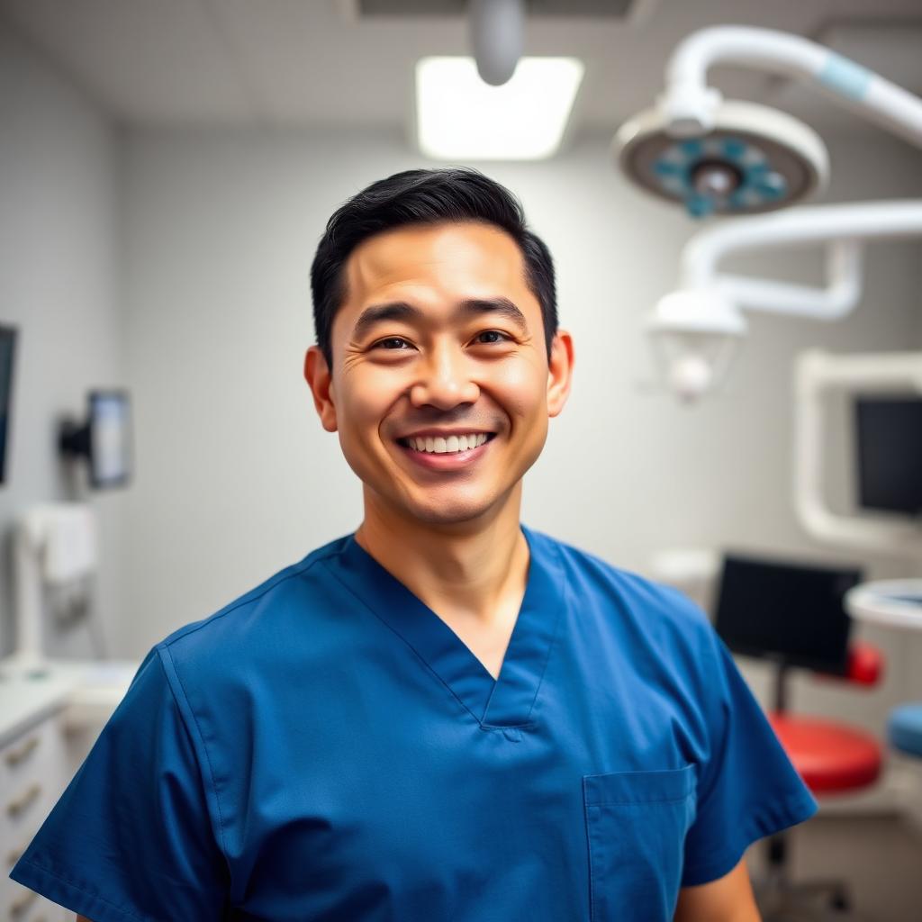 Dr. Derrick Pham, DDS in the LV Dental operatory